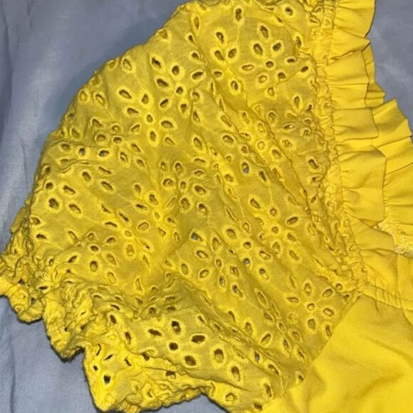 Yellow Midriff Top by Lulumari, Large - Picture 10 of 13